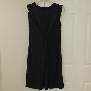 Ann Taylor Sz S Navy Blue Sheath Dress
